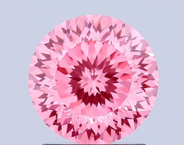 Loose Diamond - OTHER 1.55ct Fancy Vivid Pink VVS2: Loose Diamond - OTHER 1.55ct Fancy Vivid Pink VVS2 Source: This is a real non-mined Diamond that has been grown in a lab Shape: OTHER Carats: 1.55 Color: Fancy Vivid Pink Certification: IGI Video:
