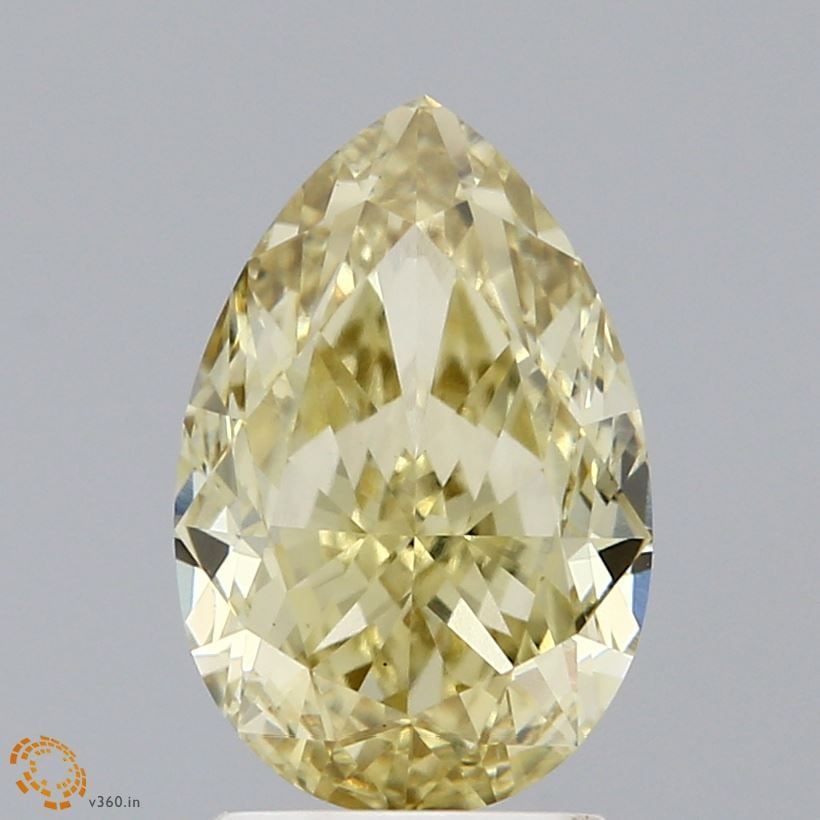 Loose Diamond - PEAR 3.1ct Fancy Intense Yellow VS1: Loose Diamond - PEAR 3.1ct Fancy Intense Yellow VS1 Source: This is a real non-mined Diamond that has been grown in a lab Shape: PEAR Carats: 3.1 Color: Fancy Intense Yellow Certification: IGI Video:
