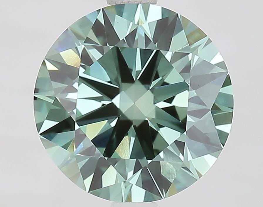 Ideal Loose Diamond - ROUND 2.48ct Fancy Vivid Green VS1: Ideal Loose Diamond - ROUND 2.48ct Fancy Vivid Green VS1 Source: This is a real non-mined Diamond that has been grown in a lab Shape: ROUND Carats: 2.48 Color: Fancy Vivid Green Certification: IGI Vid