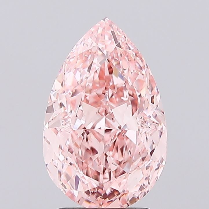 Loose Diamond - PEAR 2.79ct Fancy Vivid Pink VVS2: Loose Diamond - PEAR 2.79ct Fancy Vivid Pink VVS2 Source: This is a real non-mined Diamond that has been grown in a lab Shape: PEAR Carats: 2.79 Color: Fancy Vivid Pink Certification: IGI Video: