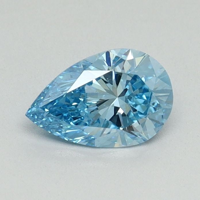 Loose Diamond - PEAR 0.55ct Fancy Blue VS1: Loose Diamond - PEAR 0.55ct Fancy Blue VS1 Source: This is a real non-mined Diamond that has been grown in a lab Shape: PEAR Carats: 0.55 Color: Fancy Blue Certification: NONE Video:
