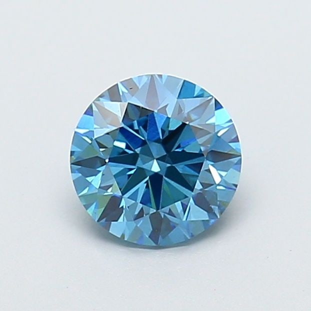 Loose Diamond - ROUND 1.07ct Fancy Vivid Blue VS1: Loose Diamond - ROUND 1.07ct Fancy Vivid Blue VS1 Source: This is a real non-mined Diamond that has been grown in a lab Shape: ROUND Carats: 1.07 Color: Fancy Vivid Blue Certification: IGI Video: