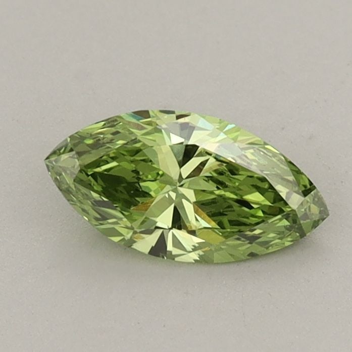 Loose Diamond - MARQUISE 0.45ct Fancy Vivid Green VVS2: Loose Diamond - MARQUISE 0.45ct Fancy Vivid Green VVS2 Source: This is a real non-mined Diamond that has been grown in a lab Shape: MARQUISE Carats: 0.45 Color: Fancy Vivid Green Certification: IGI Vi