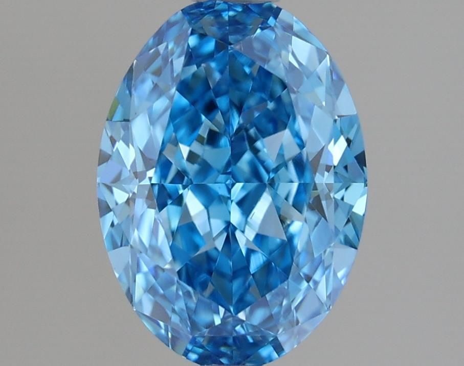 Loose Diamond - OVAL 1.69ct Fancy Vivid Blue VS1: Loose Diamond - OVAL 1.69ct Fancy Vivid Blue VS1 Source: This is a real non-mined Diamond that has been grown in a lab Shape: OVAL Carats: 1.69 Color: Fancy Vivid Blue Certification: IGI Video: