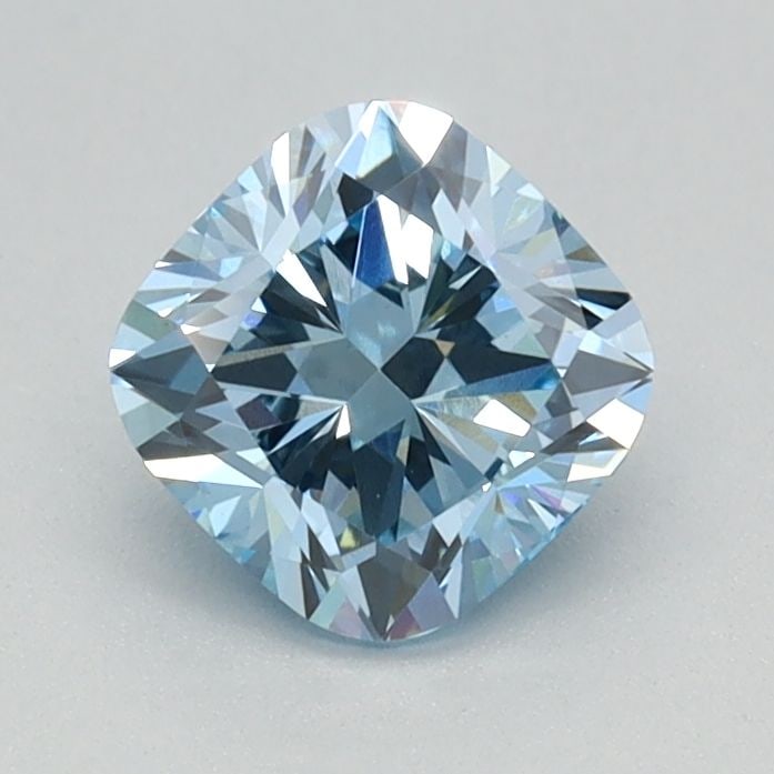 Loose Diamond - CUSHION BRILLIANT 0.82ct Fancy Intense Blue VVS2: Loose Diamond - CUSHION BRILLIANT 0.82ct Fancy Intense Blue VVS2 Source: This is a real non-mined Diamond that has been grown in a lab Shape: CUSHION BRILLIANT Carats: 0.82 Color: Fancy Intense Blue C