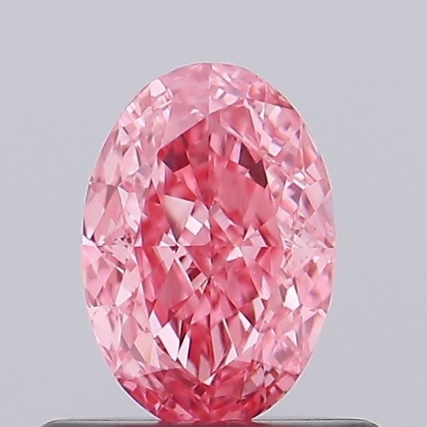 Loose Diamond - OVAL 0.49ct Fancy Intense Pink VVS2: Loose Diamond - OVAL 0.49ct Fancy Intense Pink VVS2 Source: This is a real non-mined Diamond that has been grown in a lab Shape: OVAL Carats: 0.49 Color: Fancy Intense Pink Certification: NONE Video: