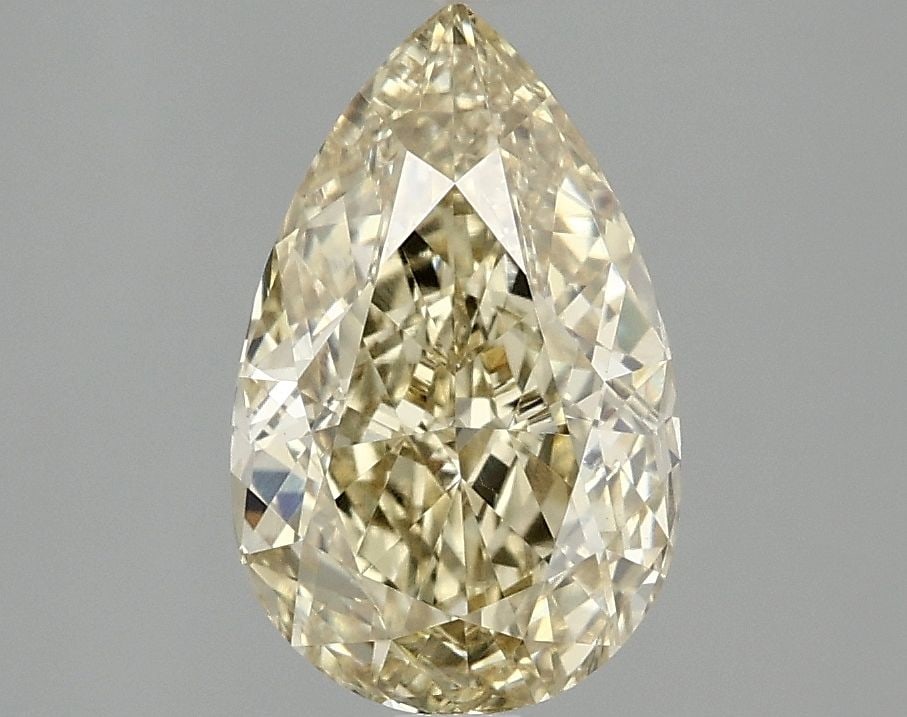 Loose Diamond - PEAR 2.08ct Fancy Intense Yellow VS1: Loose Diamond - PEAR 2.08ct Fancy Intense Yellow VS1 Source: This is a real non-mined Diamond that has been grown in a lab Shape: PEAR Carats: 2.08 Color: Fancy Intense Yellow Certification: IGI Video