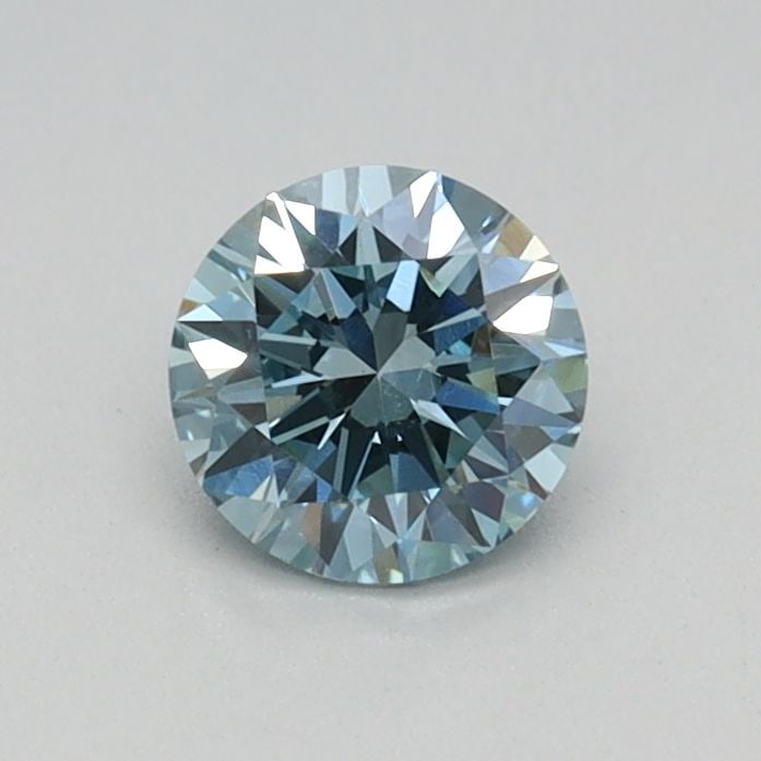 Loose Diamond - ROUND 0.37ct Fancy Vivid Blue VS1: Loose Diamond - ROUND 0.37ct Fancy Vivid Blue VS1 Source: This is a real non-mined Diamond that has been grown in a lab Shape: ROUND Carats: 0.37 Color: Fancy Vivid Blue Certification: IGI Video: