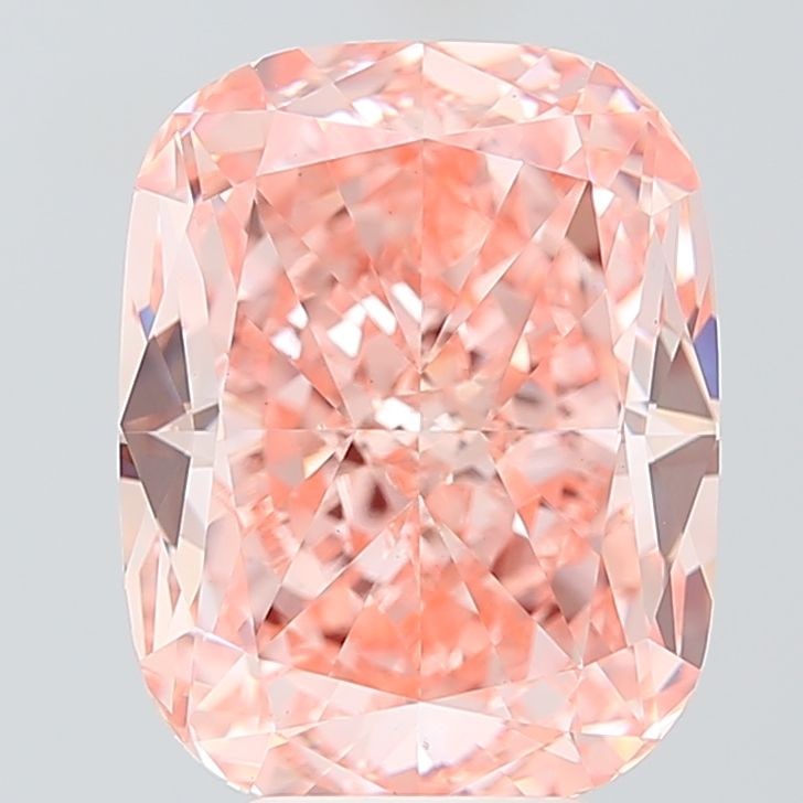 Loose Diamond - CUSHION MODIFIED 7.04ct Fancy Vivid Pink VS1: Loose Diamond - CUSHION MODIFIED 7.04ct Fancy Vivid Pink VS1 Source: This is a real non-mined Diamond that has been grown in a lab Shape: CUSHION MODIFIED Carats: 7.04 Color: Fancy Vivid Pink Certific