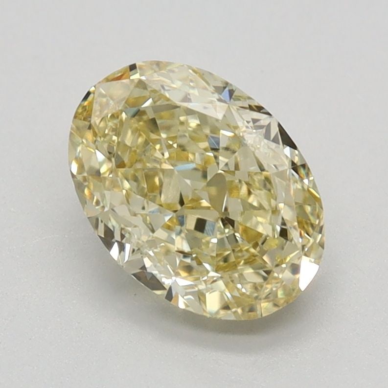 Loose Diamond - OVAL 1.26ct Fancy Yellow VS1: Loose Diamond - OVAL 1.26ct Fancy Yellow VS1 Source: This is a real non-mined Diamond that has been grown in a lab Shape: OVAL Carats: 1.26 Color: Fancy Yellow Certification: IGI Video: