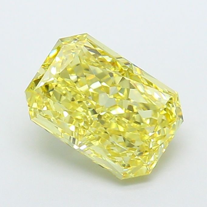 Loose Diamond - RADIANT 2.81ct Fancy Intense Yellow VS1: Loose Diamond - RADIANT 2.81ct Fancy Intense Yellow VS1 Source: This is a real non-mined Diamond that has been grown in a lab Shape: RADIANT Carats: 2.81 Color: Fancy Intense Yellow Certification: IGI