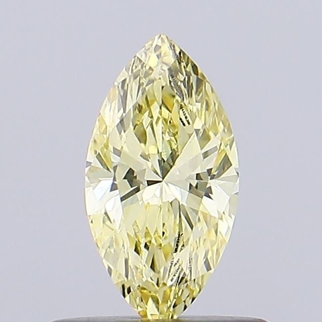 Loose Diamond - MARQUISE 0.49ct Fancy Intense Yellow VVS2: Loose Diamond - MARQUISE 0.49ct Fancy Intense Yellow VVS2 Source: This is a real non-mined Diamond that has been grown in a lab Shape: MARQUISE Carats: 0.49 Color: Fancy Intense Yellow Certification: