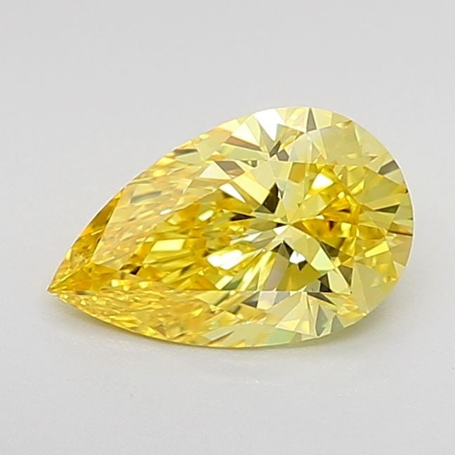 Loose Diamond - PEAR 1.04ct Fancy Vivid Yellow VVS2: Loose Diamond - PEAR 1.04ct Fancy Vivid Yellow VVS2 Source: This is a real non-mined Diamond that has been grown in a lab Shape: PEAR Carats: 1.04 Color: Fancy Vivid Yellow Certification: IGI Video: