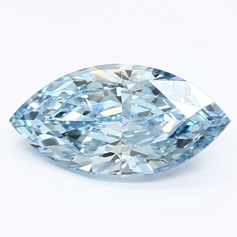 Loose Diamond - MARQUISE 1.49ct Fancy Vivid Blue VS1: Loose Diamond - MARQUISE 1.49ct Fancy Vivid Blue VS1 Source: This is a real non-mined Diamond that has been grown in a lab Shape: MARQUISE Carats: 1.49 Color: Fancy Vivid Blue Certification: IGI Video