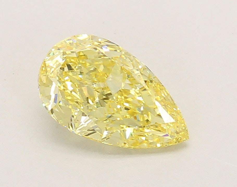 Loose Diamond - PEAR 1.66ct Fancy Intense Yellow VVS2: Loose Diamond - PEAR 1.66ct Fancy Intense Yellow VVS2 Source: This is a real non-mined Diamond that has been grown in a lab Shape: PEAR Carats: 1.66 Color: Fancy Intense Yellow Certification: IGI Vide