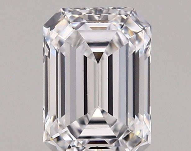 Loose Diamond - EMERALD 1.24ct D VVS2: Loose Diamond - EMERALD 1.24ct D VVS2 Source: This is a real non-mined Diamond that has been grown in a lab Shape: EMERALD Carats: 1.24 Color: D Clarity: VVS2 Certification: IGI Video: