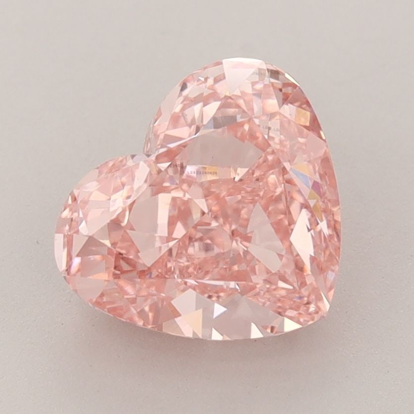 Loose Diamond - HEART 2.59ct Fancy Vivid Pink VS1: Loose Diamond - HEART 2.59ct Fancy Vivid Pink VS1 Source: This is a real non-mined Diamond that has been grown in a lab Shape: HEART Carats: 2.59 Color: Fancy Vivid Pink Certification: IGI Video: