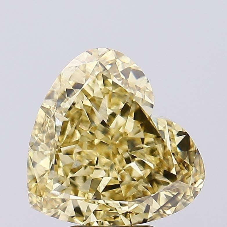 Loose Diamond - HEART 6.1ct Fancy Intense Yellow SI1: Loose Diamond - HEART 6.1ct Fancy Intense Yellow SI1 Source: This is a real non-mined Diamond that has been grown in a lab Shape: HEART Carats: 6.1 Color: Fancy Intense Yellow Certification: IGI Video
