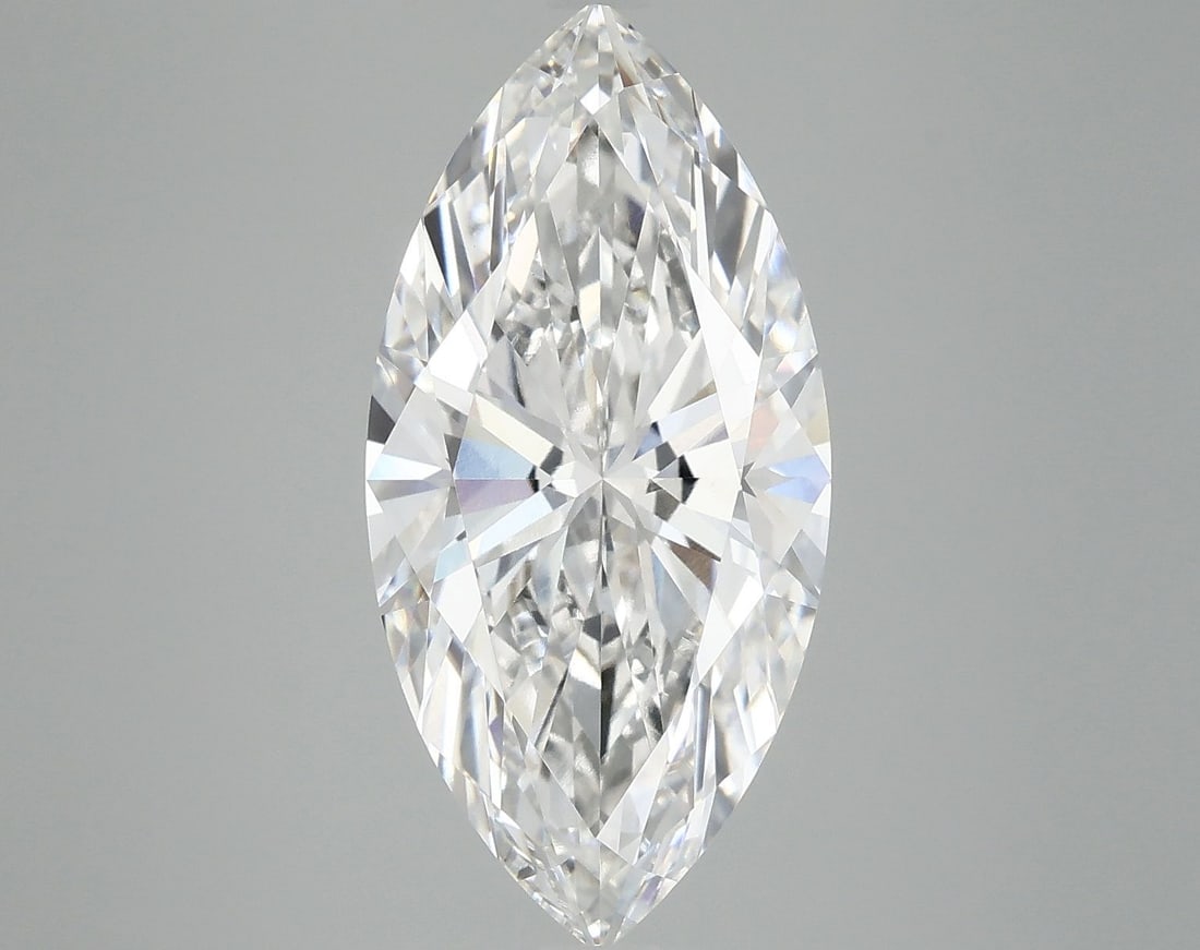 Loose Diamond - MARQUISE 5.04ct E VVS2: Loose Diamond - MARQUISE 5.04ct E VVS2 Source: This is a real non-mined Diamond that has been grown in a lab Shape: MARQUISE Carats: 5.04 Color: E Clarity: VVS2 Certification: IGI Video: