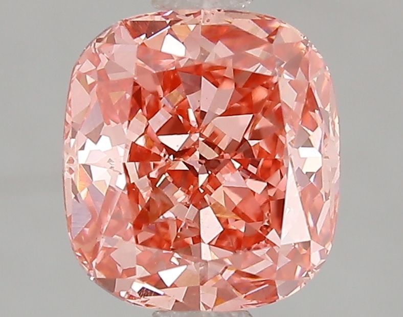 Loose Diamond - CUSHION MODIFIED 2.01ct Fancy Vivid Pink VS1: Loose Diamond - CUSHION MODIFIED 2.01ct Fancy Vivid Pink VS1 Source: This is a real non-mined Diamond that has been grown in a lab Shape: CUSHION MODIFIED Carats: 2.01 Color: Fancy Vivid Pink Certific