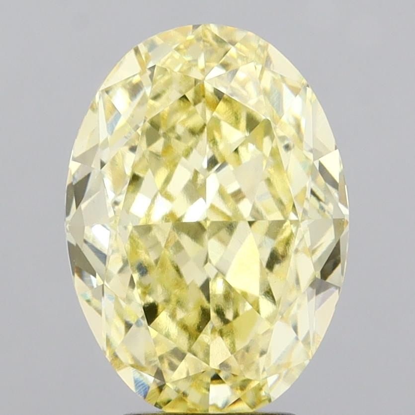 Loose Diamond - OVAL 5.08ct Fancy Intense Yellow VVS2: Loose Diamond - OVAL 5.08ct Fancy Intense Yellow VVS2 Source: This is a real non-mined Diamond that has been grown in a lab Shape: OVAL Carats: 5.08 Color: Fancy Intense Yellow Certification: IGI Vide