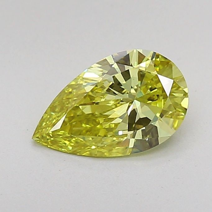 Loose Diamond - PEAR 0.85ct Fancy Vivid Yellow VS1: Loose Diamond - PEAR 0.85ct Fancy Vivid Yellow VS1 Source: This is a real non-mined Diamond that has been grown in a lab Shape: PEAR Carats: 0.85 Color: Fancy Vivid Yellow Certification: NONE Video: