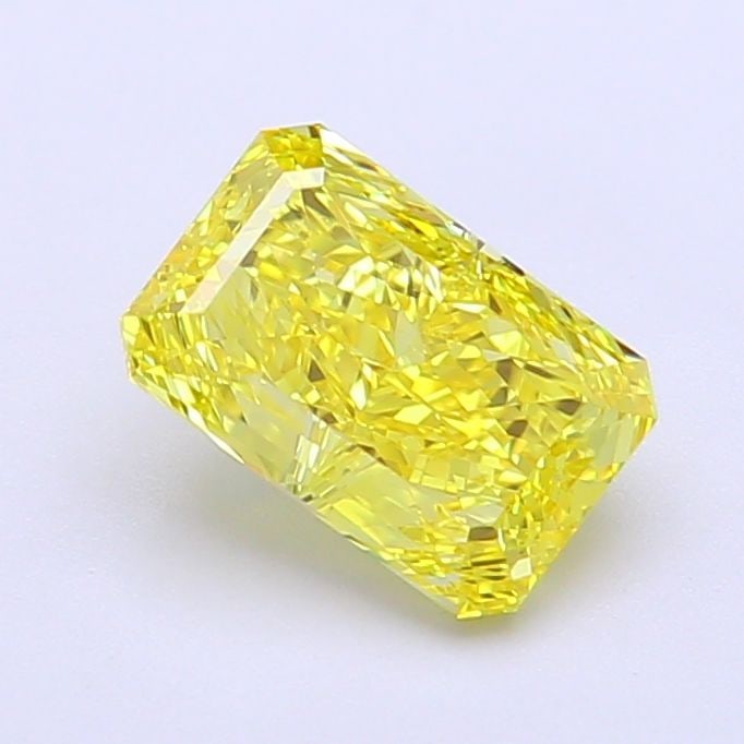 Loose Diamond - RADIANT 1.37ct Fancy Intense Yellow VVS2: Loose Diamond - RADIANT 1.37ct Fancy Intense Yellow VVS2 Source: This is a real non-mined Diamond that has been grown in a lab Shape: RADIANT Carats: 1.37 Color: Fancy Intense Yellow Certification: IG