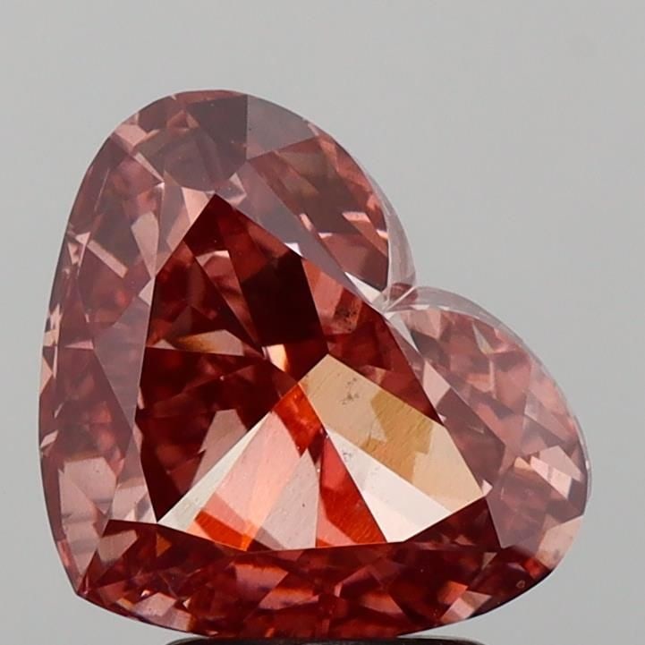 Loose Diamond - HEART 3.26ct Fancy Intense Brown Pink VS2: Loose Diamond - HEART 3.26ct Fancy Intense Brown Pink VS2 Source: This is a real non-mined Diamond that has been grown in a lab Shape: HEART Carats: 3.26 Color: Fancy Intense Brown Pink Certification: