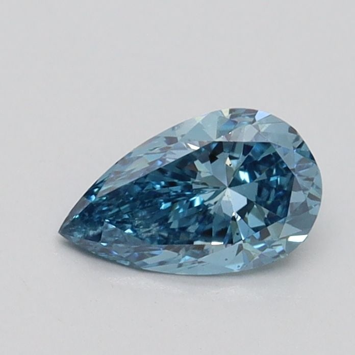 Loose Diamond - PEAR 0.5ct Fancy Vivid Blue VS2: Loose Diamond - PEAR 0.5ct Fancy Vivid Blue VS2 Source: This is a real non-mined Diamond that has been grown in a lab Shape: PEAR Carats: 0.5 Color: Fancy Vivid Blue Certification: IGI Video: