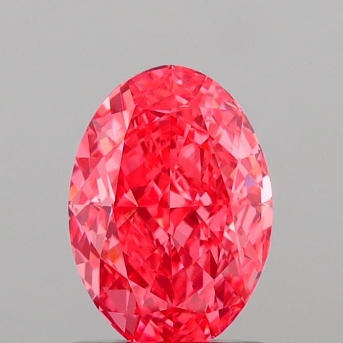 Loose Diamond - OVAL 1.03ct Fancy Vivid Pink VS2: Loose Diamond - OVAL 1.03ct Fancy Vivid Pink VS2 Source: This is a real non-mined Diamond that has been grown in a lab Shape: OVAL Carats: 1.03 Color: Fancy Vivid Pink Certification: IGI Video: