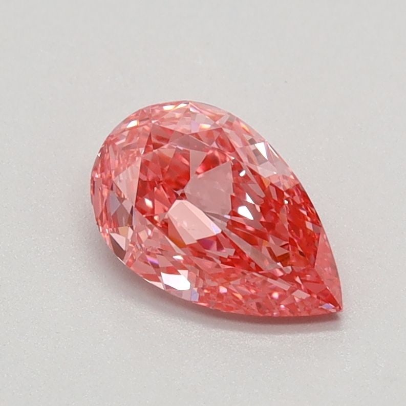 Loose Diamond - PEAR 0.6ct Fancy Vivid Pink VS1: Loose Diamond - PEAR 0.6ct Fancy Vivid Pink VS1 Source: This is a real non-mined Diamond that has been grown in a lab Shape: PEAR Carats: 0.6 Color: Fancy Vivid Pink Certification: IGI Video: