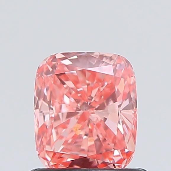 Loose Diamond - CUSHION MODIFIED 0.8ct Fancy Vivid Pink VS1: Loose Diamond - CUSHION MODIFIED 0.8ct Fancy Vivid Pink VS1 Source: This is a real non-mined Diamond that has been grown in a lab Shape: CUSHION MODIFIED Carats: 0.8 Color: Fancy Vivid Pink Certificat