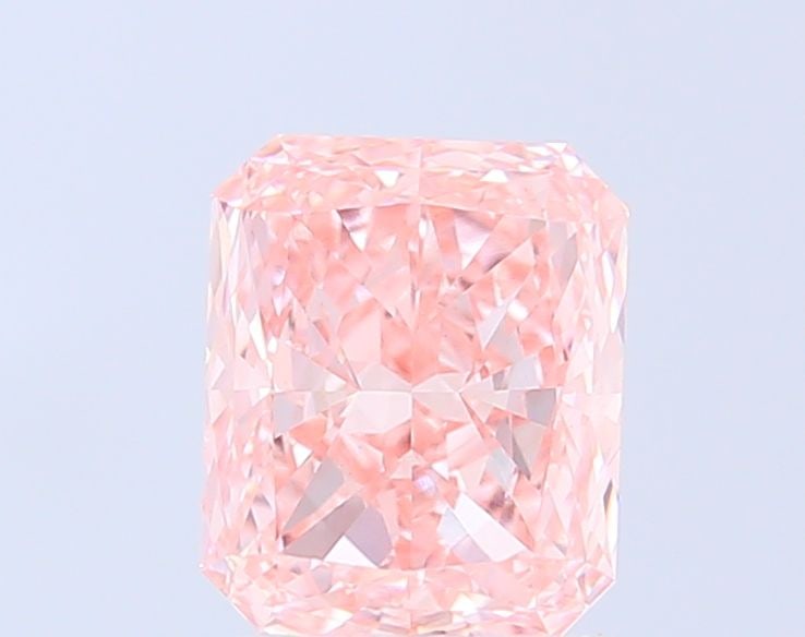 Loose Diamond - RADIANT 2.52ct Fancy Intense Pink VS1: Loose Diamond - RADIANT 2.52ct Fancy Intense Pink VS1 Source: This is a real non-mined Diamond that has been grown in a lab Shape: RADIANT Carats: 2.52 Color: Fancy Intense Pink Certification: IGI Vid