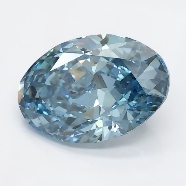 Loose Diamond - OVAL 1.56ct Blue VS1: Loose Diamond - OVAL 1.56ct Blue VS1 Source: This is a real non-mined Diamond that has been grown in a lab Shape: OVAL Carats: 1.56 Color: Blue Certification: NONE Video: