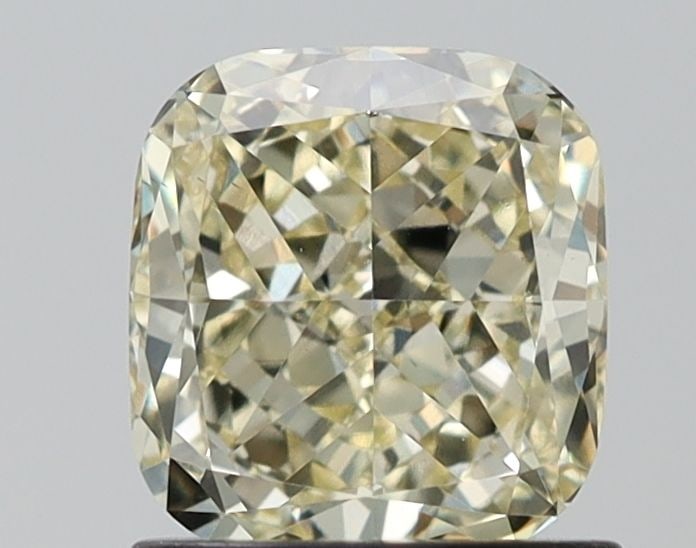 Loose Diamond - CUSHION MODIFIED 1.07ct Fancy Yellow VS1: Loose Diamond - CUSHION MODIFIED 1.07ct Fancy Yellow VS1 Source: This is a real non-mined Diamond that has been grown in a lab Shape: CUSHION MODIFIED Carats: 1.07 Color: Fancy Yellow Certification: I