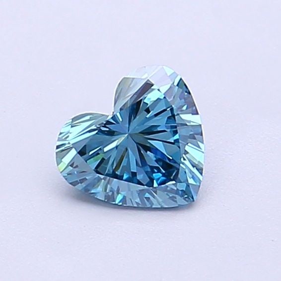 Loose Diamond - HEART 0.44ct Fancy Vivid Blue VVS2: Loose Diamond - HEART 0.44ct Fancy Vivid Blue VVS2 Source: This is a real non-mined Diamond that has been grown in a lab Shape: HEART Carats: 0.44 Color: Fancy Vivid Blue Certification: IGI Video: