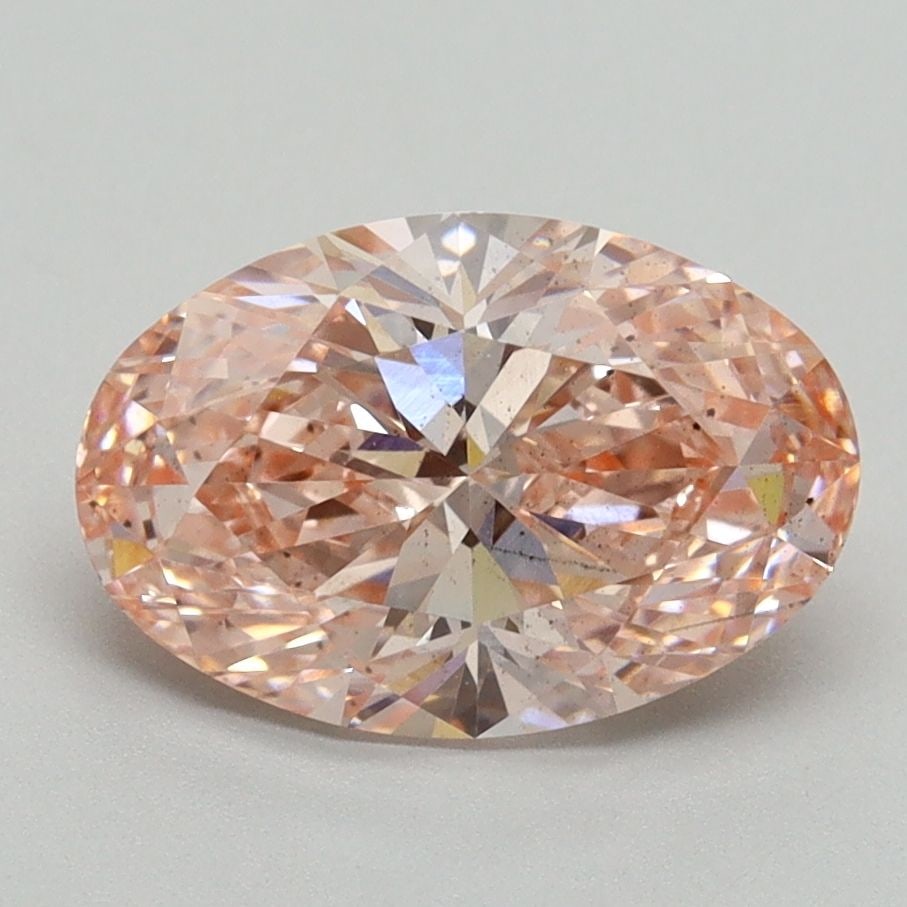 Loose Diamond - OVAL 2.09ct Fancy Vivid Pink SI1: Loose Diamond - OVAL 2.09ct Fancy Vivid Pink SI1 Source: This is a real non-mined Diamond that has been grown in a lab Shape: OVAL Carats: 2.09 Color: Fancy Vivid Pink Certification: IGI Video: