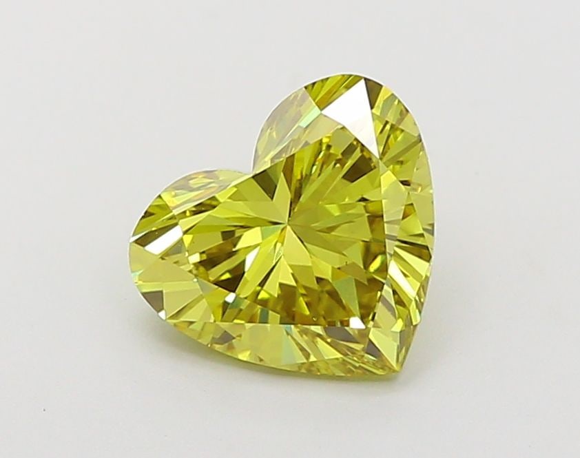 Loose Diamond - HEART 2.0ct Fancy Intense Yellow VS1: Loose Diamond - HEART 2.0ct Fancy Intense Yellow VS1 Source: This is a real non-mined Diamond that has been grown in a lab Shape: HEART Carats: 2.0 Color: Fancy Intense Yellow Certification: IGI Video