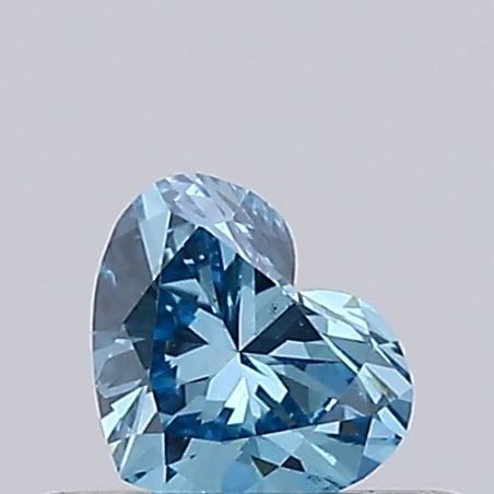 Loose Diamond - HEART 0.24ct Fancy Vivid Blue VS1: Loose Diamond - HEART 0.24ct Fancy Vivid Blue VS1 Source: This is a real non-mined Diamond that has been grown in a lab Shape: HEART Carats: 0.24 Color: Fancy Vivid Blue Certification: NONE Video: