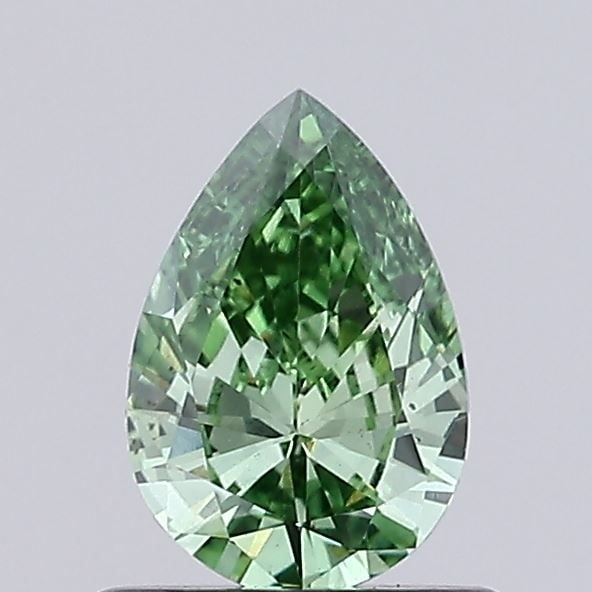 Loose Diamond - PEAR 0.59ct Fancy Vivid Green VS1: Loose Diamond - PEAR 0.59ct Fancy Vivid Green VS1 Source: This is a real non-mined Diamond that has been grown in a lab Shape: PEAR Carats: 0.59 Color: Fancy Vivid Green Certification: IGI Video: