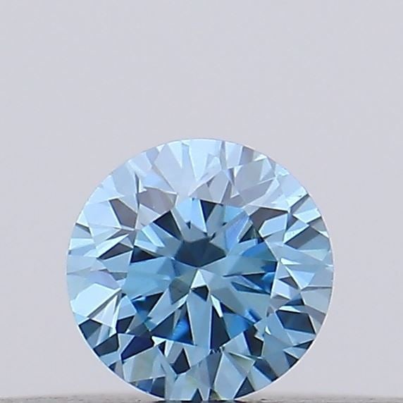 Loose Diamond - ROUND 0.14ct Fancy Vivid Blue VS1: Loose Diamond - ROUND 0.14ct Fancy Vivid Blue VS1 Source: This is a real non-mined Diamond that has been grown in a lab Shape: ROUND Carats: 0.14 Color: Fancy Vivid Blue Certification: IGI Video: