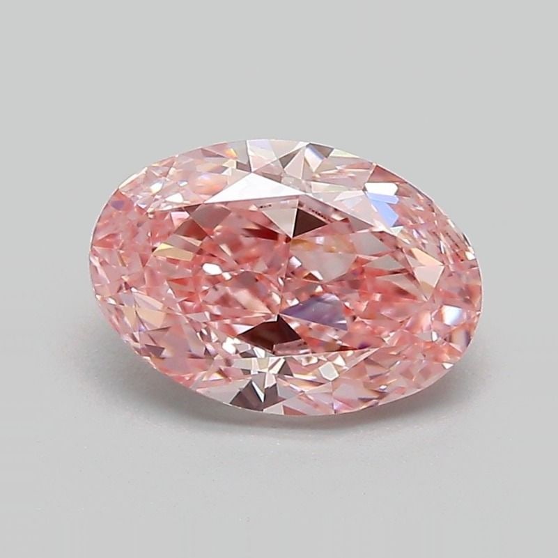 Loose Diamond - OVAL 1.67ct Fancy Vivid Pink VVS2: Loose Diamond - OVAL 1.67ct Fancy Vivid Pink VVS2 Source: This is a real non-mined Diamond that has been grown in a lab Shape: OVAL Carats: 1.67 Color: Fancy Vivid Pink Certification: IGI Video: