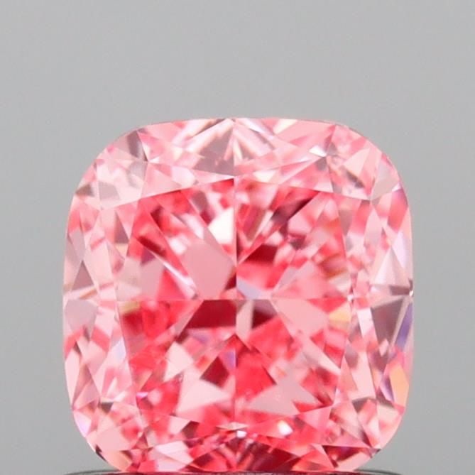 Loose Diamond - CUSHION MODIFIED 1.0ct Fancy Vivid Pink VVS2: Loose Diamond - CUSHION MODIFIED 1.0ct Fancy Vivid Pink VVS2 Source: This is a real non-mined Diamond that has been grown in a lab Shape: CUSHION MODIFIED Carats: 1.0 Color: Fancy Vivid Pink Certifica