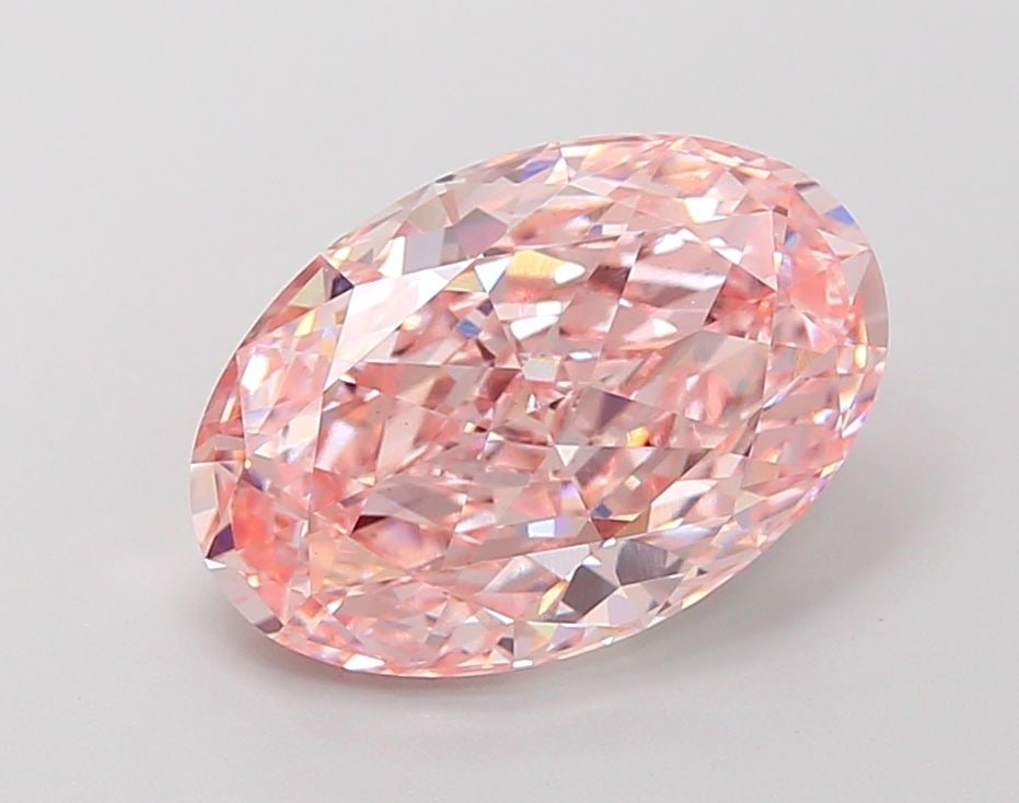 Loose Diamond - OVAL 3.74ct Fancy Intense Pink VS1: Loose Diamond - OVAL 3.74ct Fancy Intense Pink VS1 Source: This is a real non-mined Diamond that has been grown in a lab Shape: OVAL Carats: 3.74 Color: Fancy Intense Pink Certification: IGI Video:
