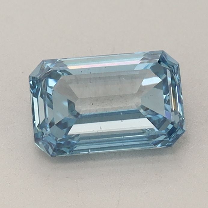 Loose Diamond - EMERALD 0.94ct Fancy Vivid Blue SI1: Loose Diamond - EMERALD 0.94ct Fancy Vivid Blue SI1 Source: This is a real non-mined Diamond that has been grown in a lab Shape: EMERALD Carats: 0.94 Color: Fancy Vivid Blue Certification: IGI Video: