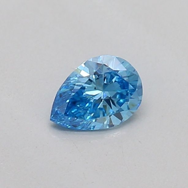 Loose Diamond - PEAR 0.14ct Fancy Vivid Blue VVS2: Loose Diamond - PEAR 0.14ct Fancy Vivid Blue VVS2 Source: This is a real non-mined Diamond that has been grown in a lab Shape: PEAR Carats: 0.14 Color: Fancy Vivid Blue Certification: IGI PLEASE NOTE: