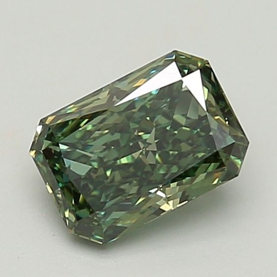 Loose Diamond - RADIANT 1.83ct Fancy Vivid Green VS1: Loose Diamond - RADIANT 1.83ct Fancy Vivid Green VS1 Source: This is a real non-mined Diamond that has been grown in a lab Shape: RADIANT Carats: 1.83 Color: Fancy Vivid Green Certification: IGI Video