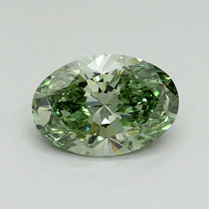 Loose Diamond - OVAL 0.53ct Fancy Vivid Green VS1: Loose Diamond - OVAL 0.53ct Fancy Vivid Green VS1 Source: This is a real non-mined Diamond that has been grown in a lab Shape: OVAL Carats: 0.53 Color: Fancy Vivid Green Certification: IGI Video: