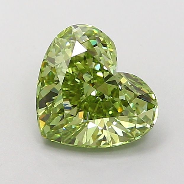 Loose Diamond - HEART 1.6ct Fancy Vivid Green VVS2: Loose Diamond - HEART 1.6ct Fancy Vivid Green VVS2 Source: This is a real non-mined Diamond that has been grown in a lab Shape: HEART Carats: 1.6 Color: Fancy Vivid Green Certification: IGI Video: