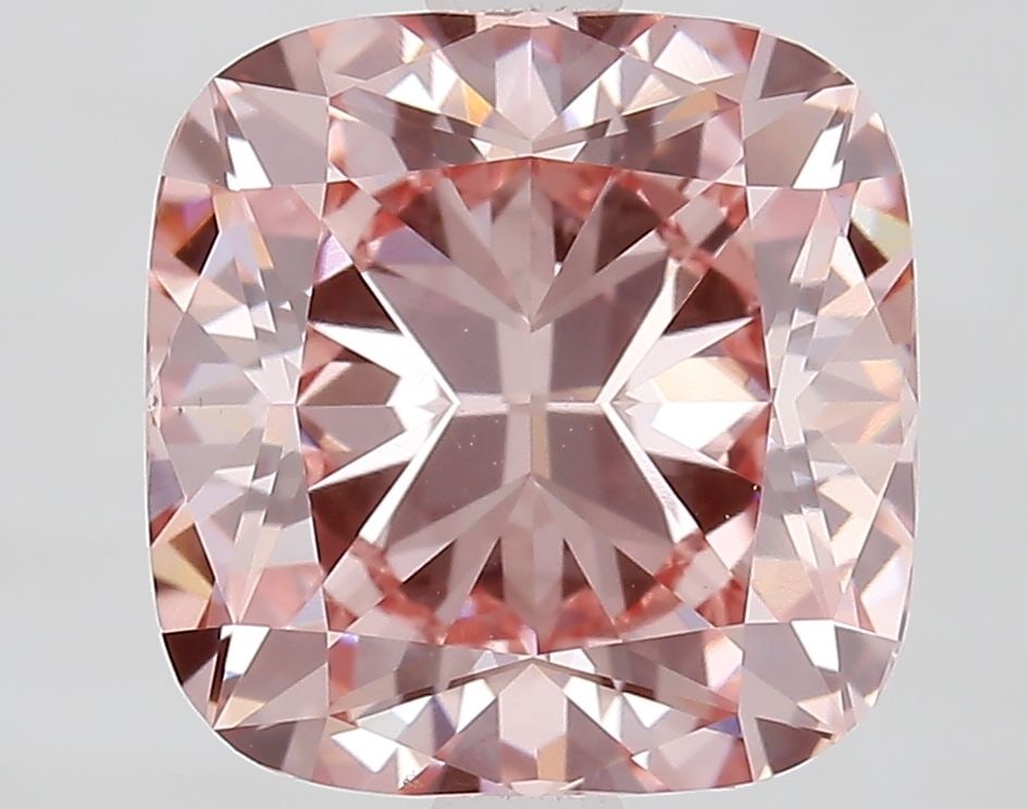 Loose Diamond - CUSHION BRILLIANT 3.02ct Fancy Intense Pink VS1: Loose Diamond - CUSHION BRILLIANT 3.02ct Fancy Intense Pink VS1 Source: This is a real non-mined Diamond that has been grown in a lab Shape: CUSHION BRILLIANT Carats: 3.02 Color: Fancy Intense Pink Ce